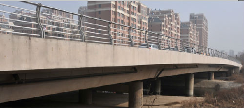 Yuhe bridge, lechuan street, Weifang City