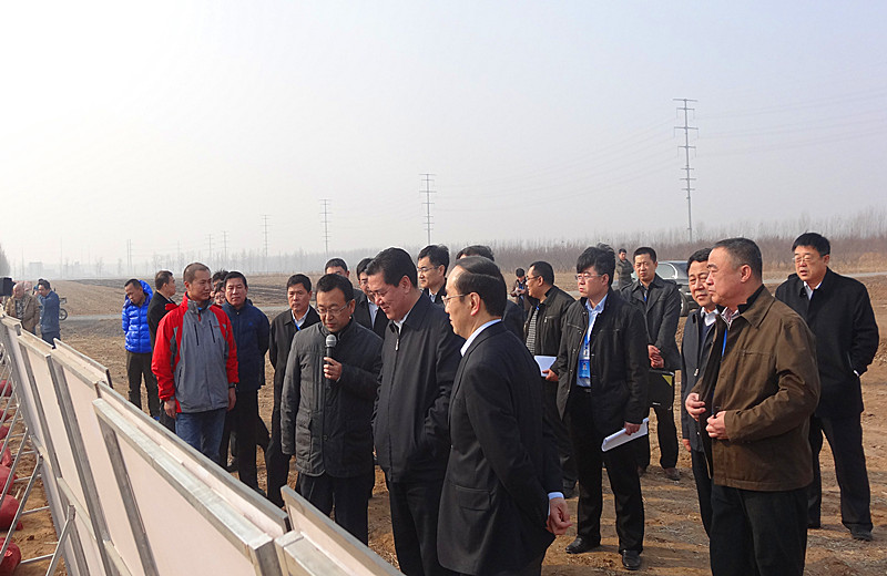 潍坊市委副书记王献玲视察集团产业园项目及高新区工程